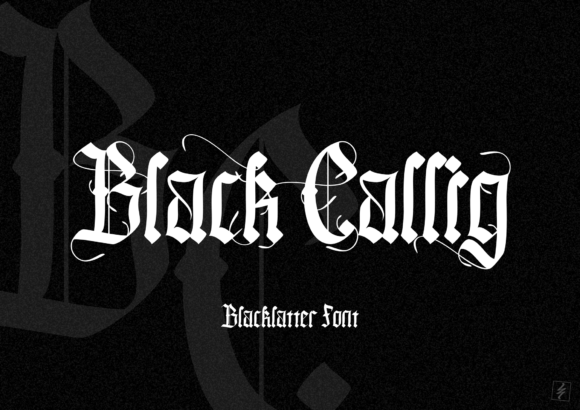 Black Callig: A Bold Blackletter for Modern Branding