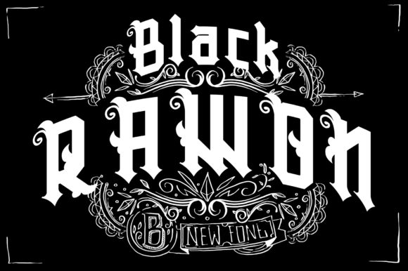 Black Rawon: A Bold Blackletter for Modern Design