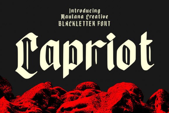 Capriot: Redefining Modern Blackletter Design