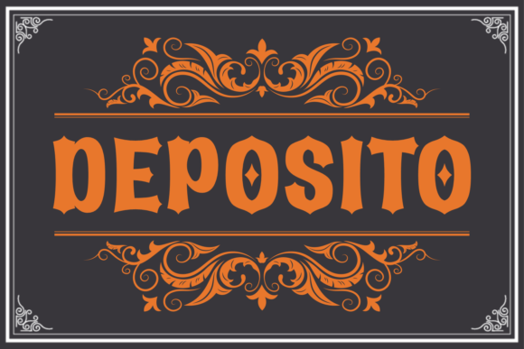 Deposito: The Blackletter Font for Modern Edge