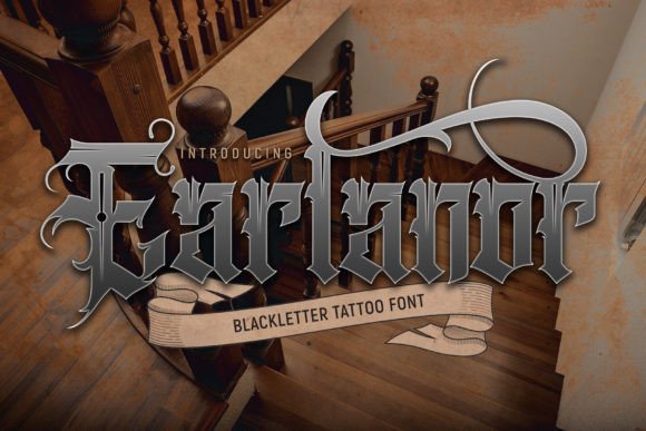 Earlanor: A Bold Blackletter Font for Modern Branding