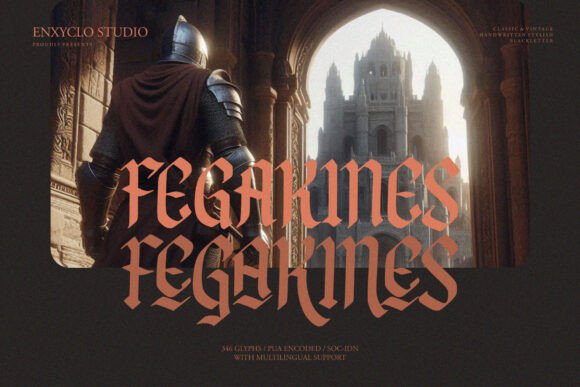 Fegakines: A Bold Blackletter for Modern Creatives