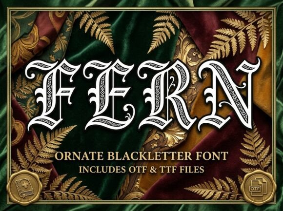 Fern: The Gothic Blackletter for Modern Branding