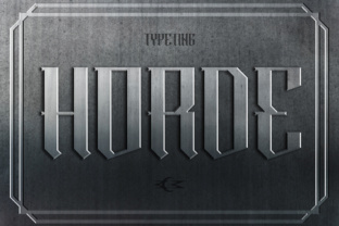 Horde: The Blackletter Typeface with a Modern Edge