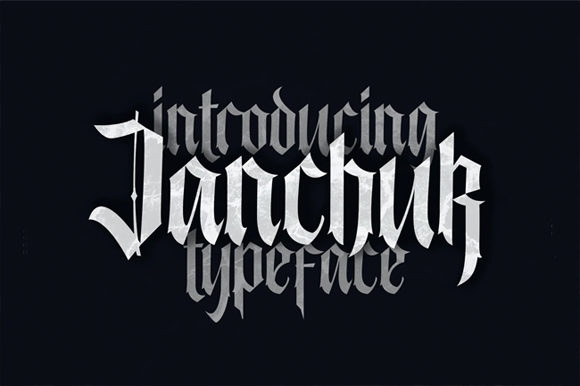Janchuk: Bold Blackletter for Authentic Branding