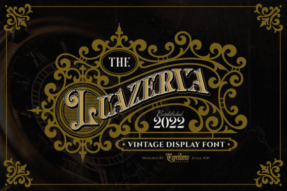 Luazerva: A Creative Font with a Broken Edge