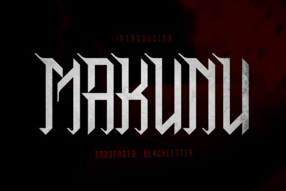 Makunu: The Blackletter Font for Bold Design Statements