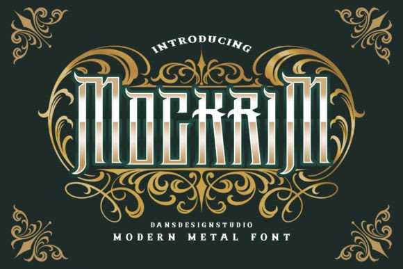Mockrim: A Blackletter Typeface for Bold, Authentic Design