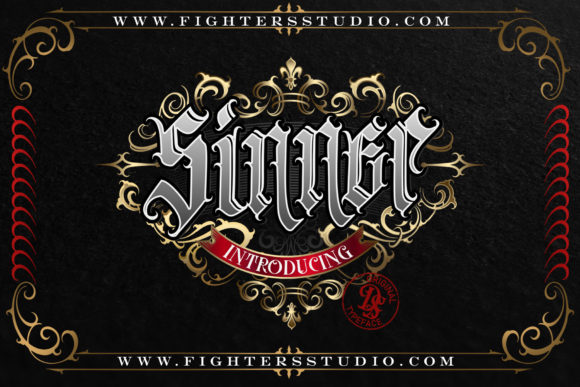 Sinner Font: Where Ancient Craft Meets Modern Edge