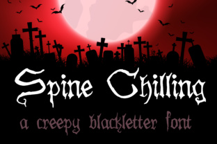 Spine Chilling: A Blackletter Font with a Hand-Crafted, Eerie Allure